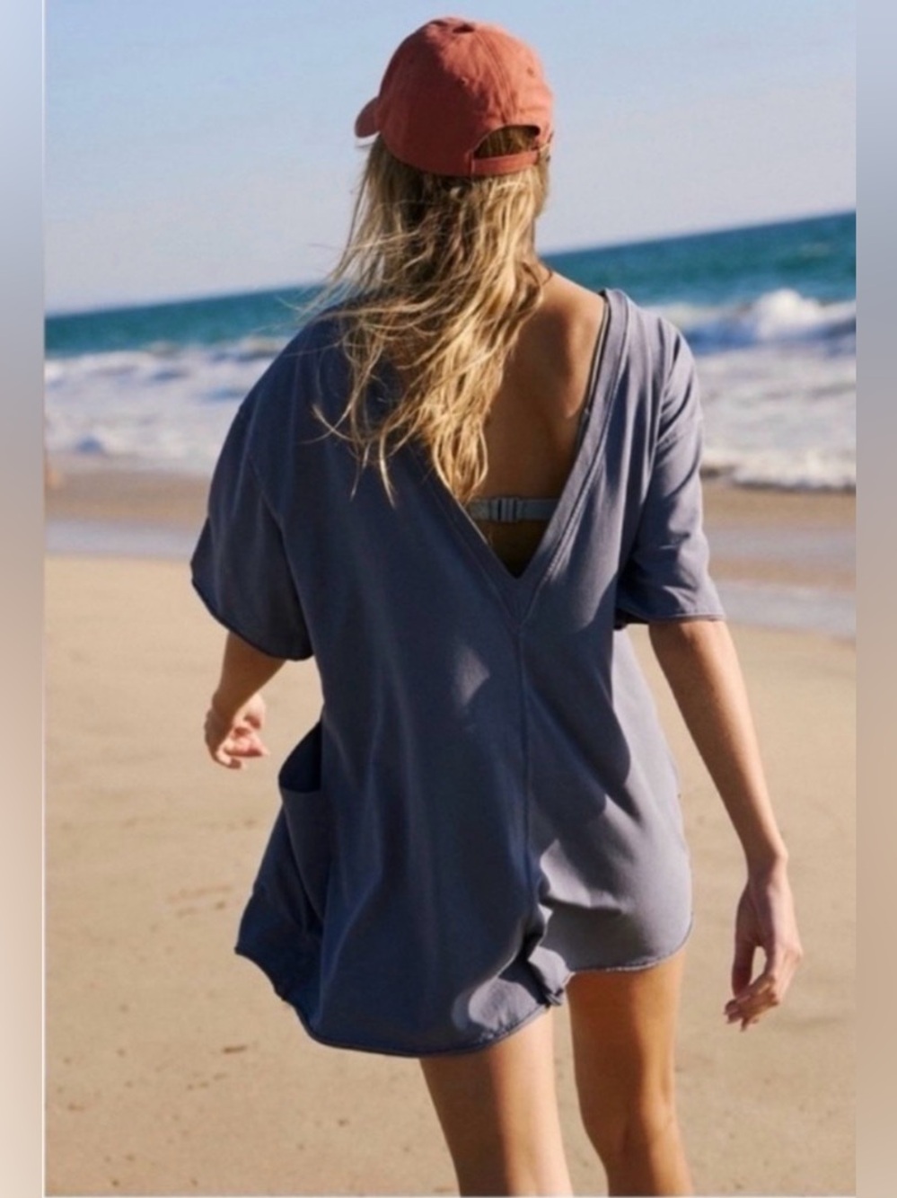 FP MOVEMENT by FREE PEOPLE HOT SHOT TEE ROMPER - Picture 4 of 13